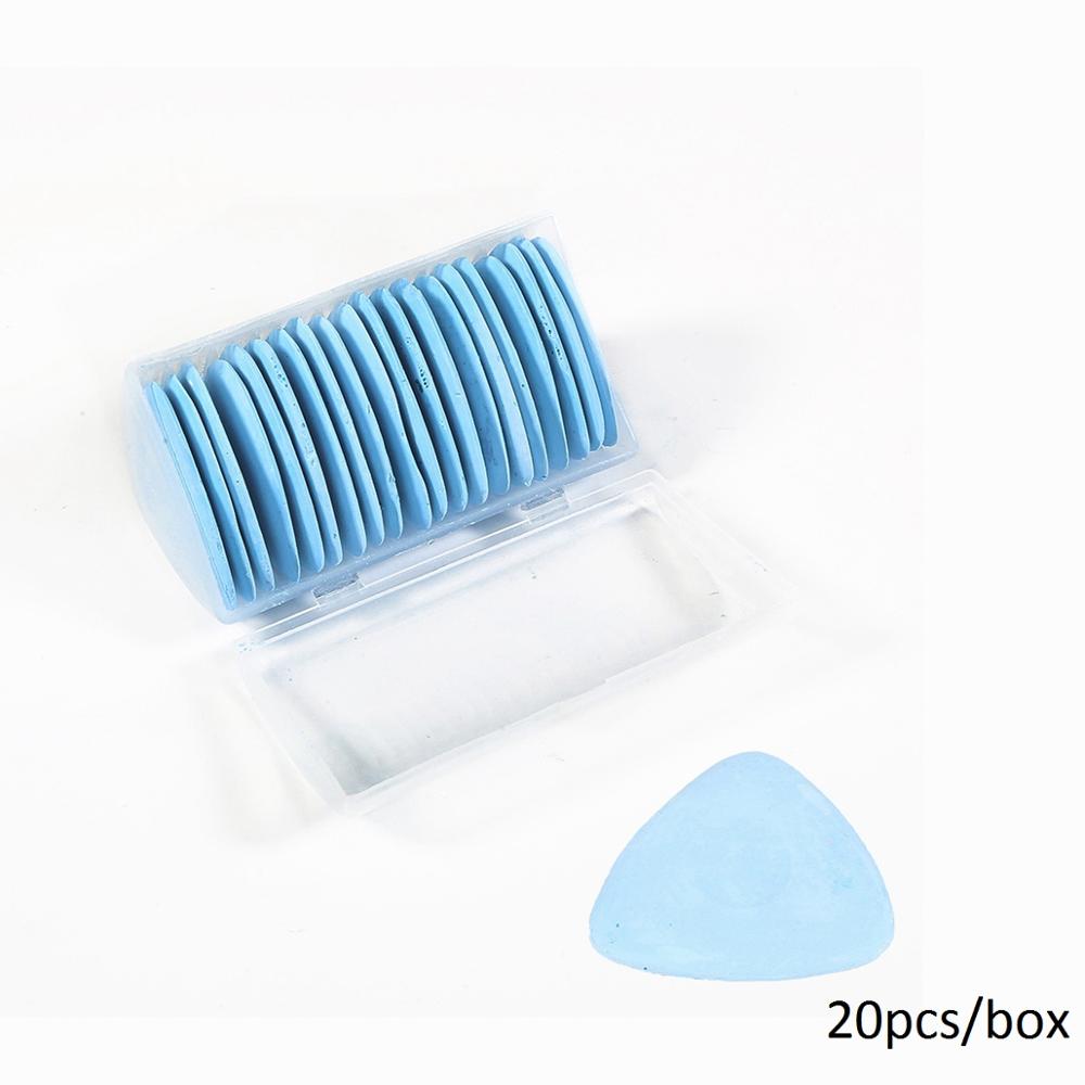 Sarti in tessuto multicolore gesso cancellabile pennarello in tessuto patchwork modello di abbigliamento impostato di attrezzi per cucire fai-da-te accessori per cucito: 20pezzi blu