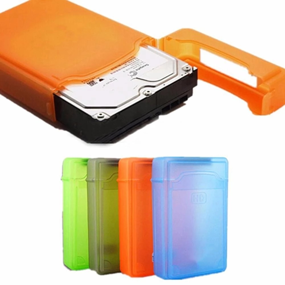 2.5 ''IDE SATA HDD custodia esterna protezione disco rigido custodia in plastica custodia custodia portatile