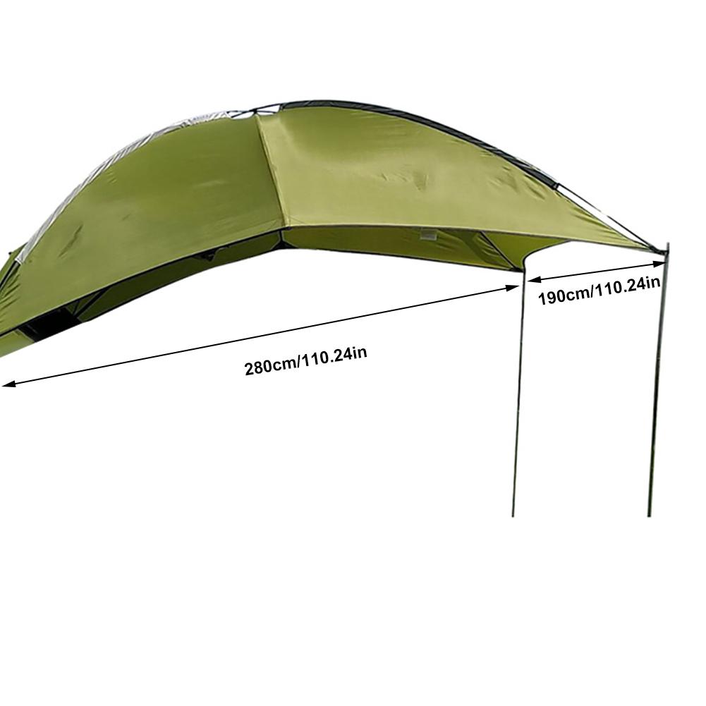 Auto Luifel Waterdicht Tent Schaduw Ultralight Luifel Luifel Zonnescherm Outdoor Camping Tent Voor Auto Suv Mpv Vrachtwagens Hatchbacks