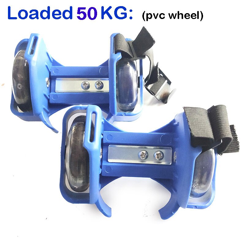 Kids Adult Flashing Roller Skating Shoes Small Whirlwind Pulley Flash Wheel heel Roller Skates Sports Roller skate Shoes: Kids  PVC D blue