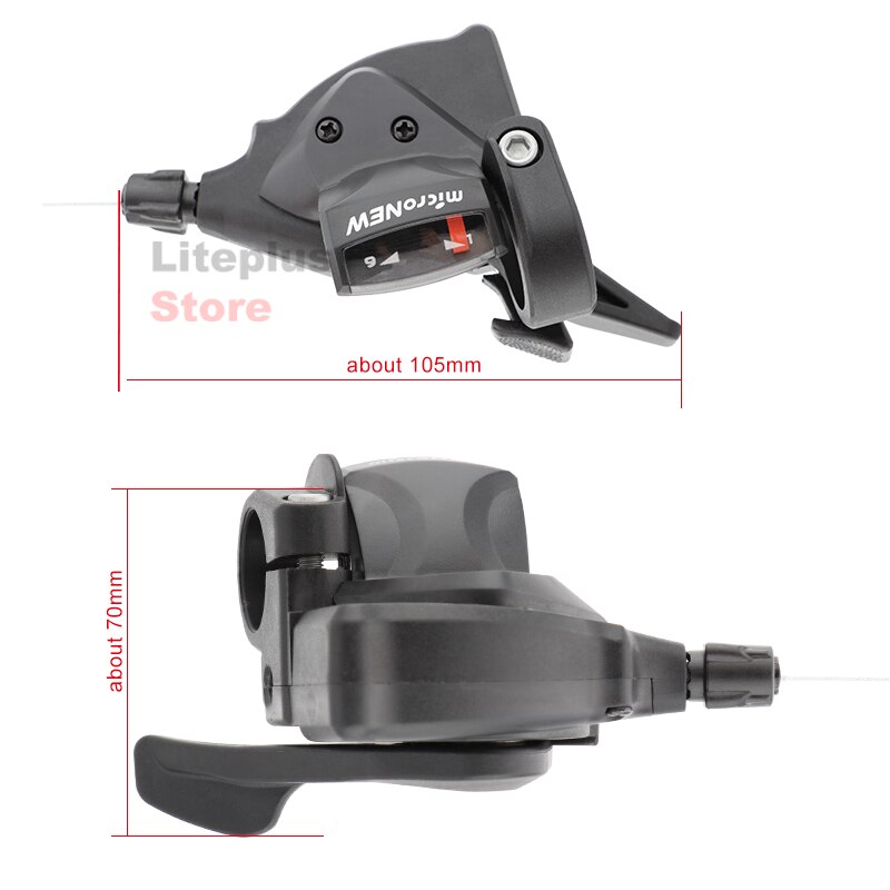 MicroNEW-desviador delantero para bicicleta de montaña, 3 velocidades, 21/24/27S, 30 velocidades, 33 velocidades