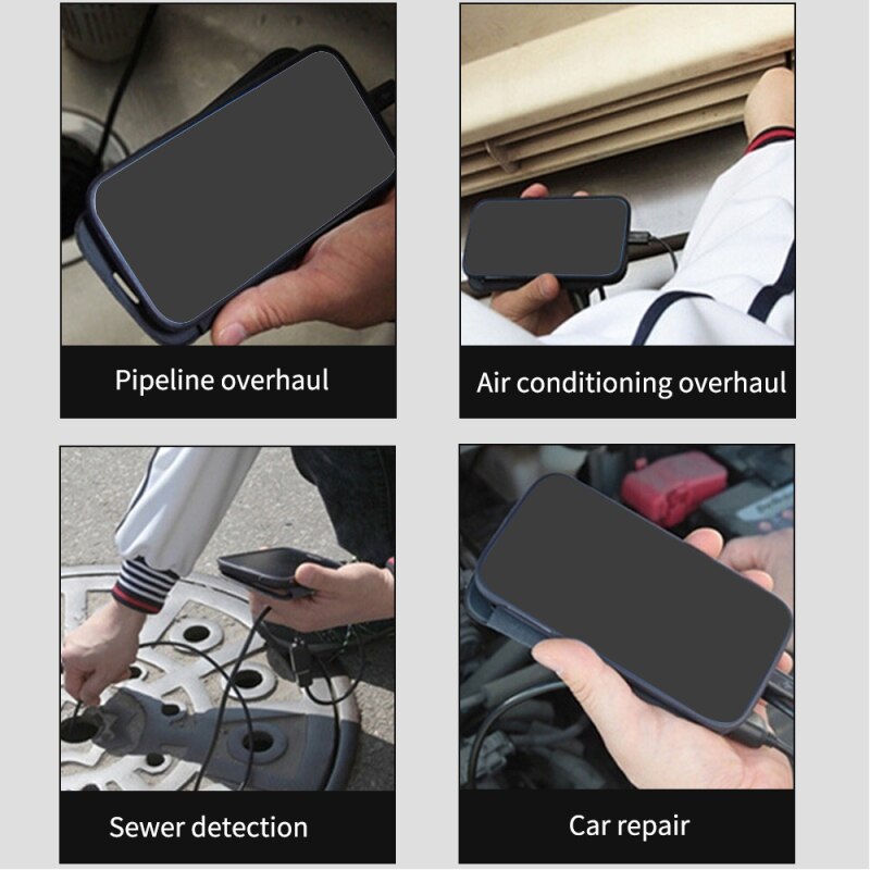 Draadloze Wifi Endoscoop Camera Waterdicht Borescope Inspectie Camera Verstelbare 6 Led IP67 Voor Iphone Android Pc App Auto Reparatie