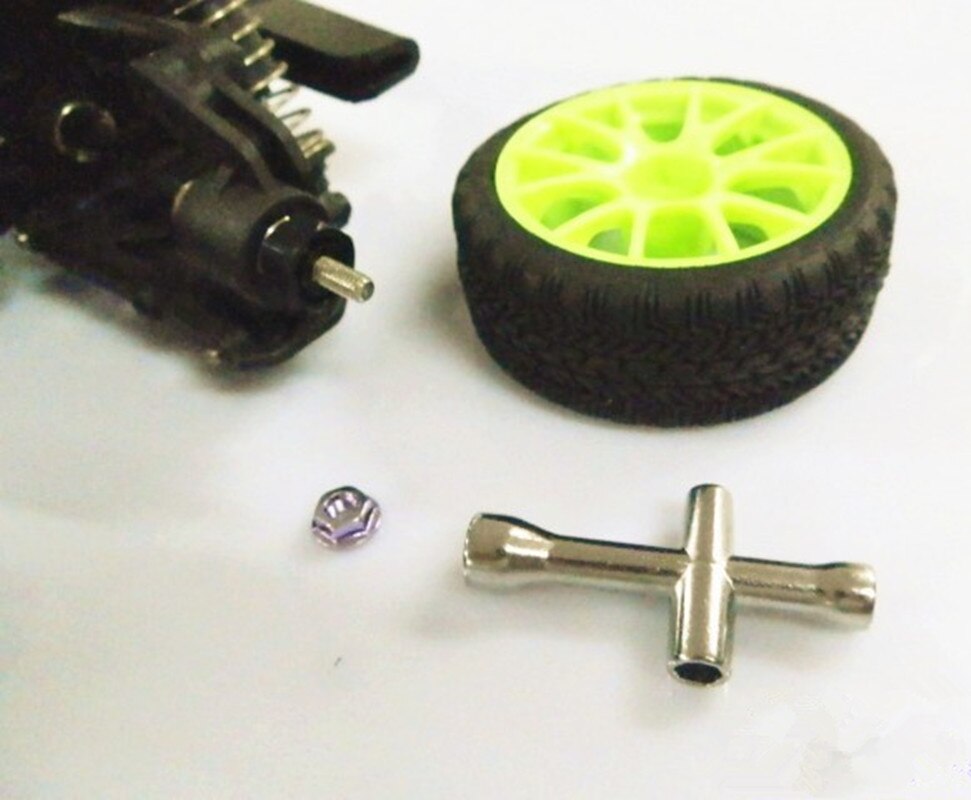 Model tool metal M4 M5 M5.5 M7mm Screw Nut Hexagonal small cross wrench socket for removing tire nuts