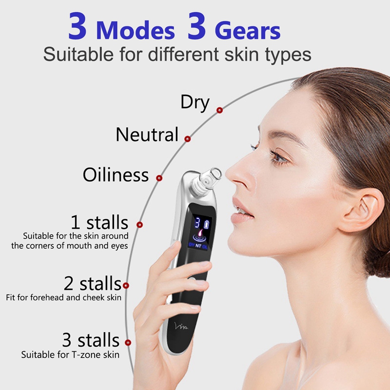 Pimble Machine Face Nose Acne Black Dot Pimple Blackhead Remover ... – Grandado