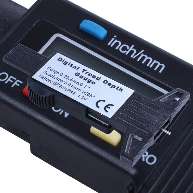 Digital depth gauge caliper tread depth gauge LCD Tyre tread gauge