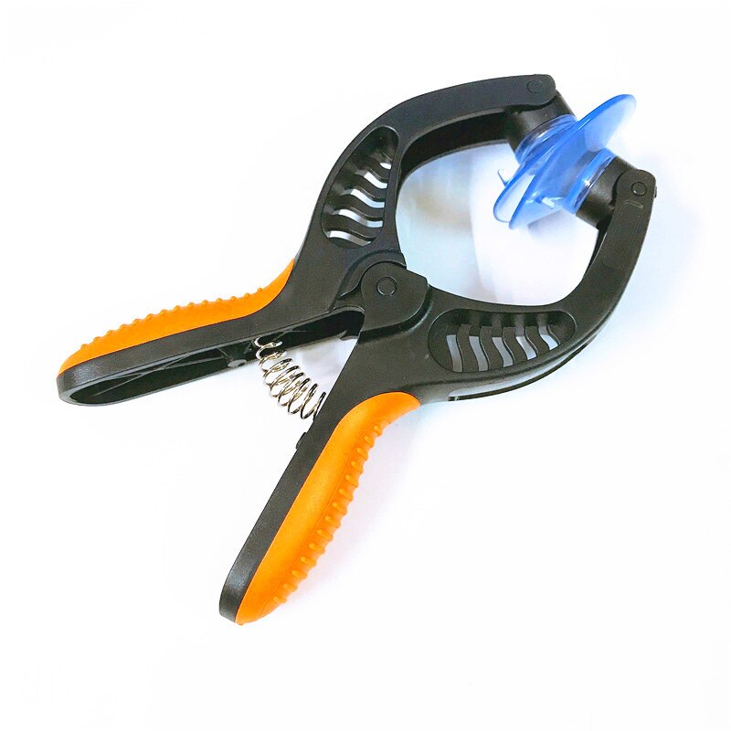 Mobile Phone Repair Tool Sets Portable LCD Screen Plier Cell Phone Opening Suction Cup Clamp Repairing Tool: Yellow
