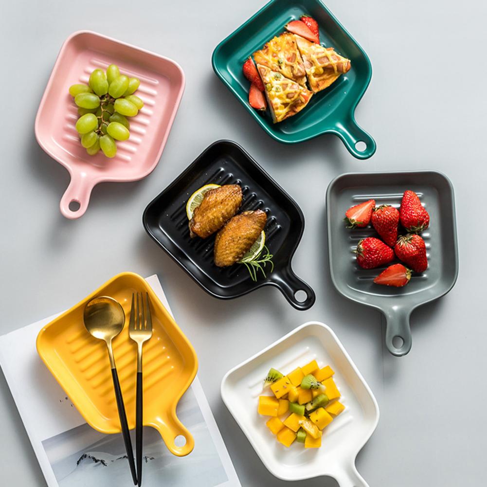 Voedsel Plaat Non-stick Warmte-Geïsoleerde Keramische Keuken Koken Plaat Voor Thuis