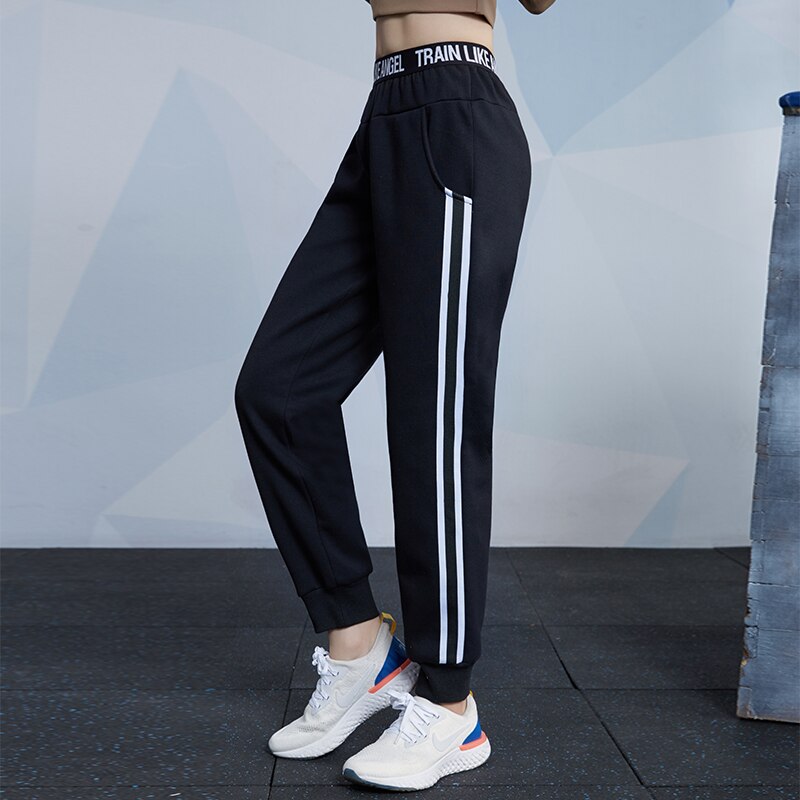 Vansydical joggingbyxor dam kashmir sportbyxor andas varma tröjbyxor kvinnlig löpträning fitness gymbyxor: Fbf 9437 / S