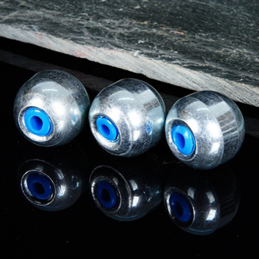 Plomo de pesca con forma de bola, aparejos de pesca, accesorios de pesca, 25g, 30g, 40g, 50g, 60g, 80g, 2 uds.