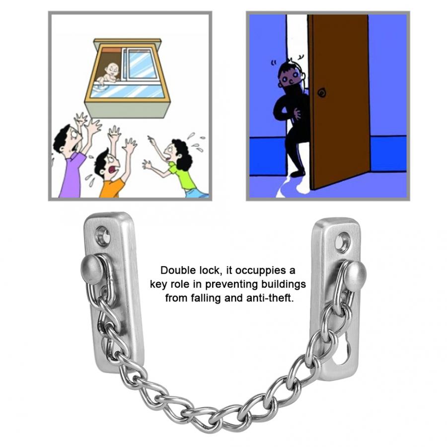 Anti-Theft Window Stopper Limiter Falling Prevention Children Safety Lock System Window Limiter