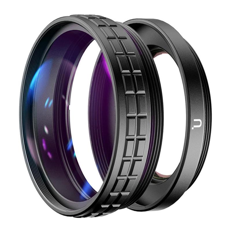 Ulanzi WL-1 ZV1 10X Hd Macro Lens 18Mm Groothoek Lens Camera Lens Voor Sony ZV-1 Camera Accessoires Camera lens: Default Title