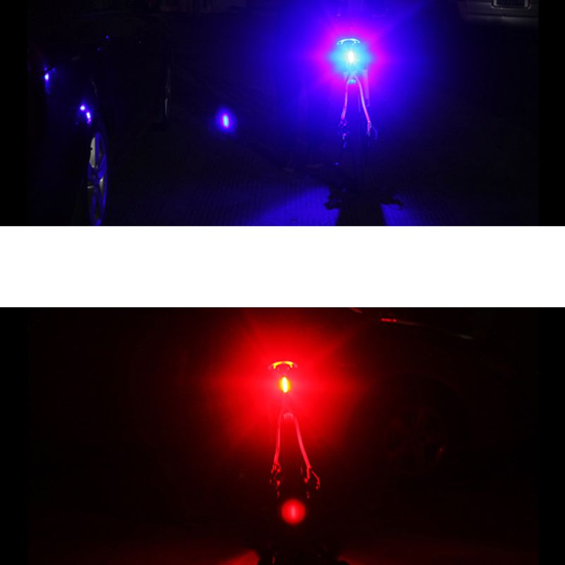 Fiets achterlicht waterdicht achterlicht usb-oplader mountainbike waarschuwingslicht fiets led achterlicht