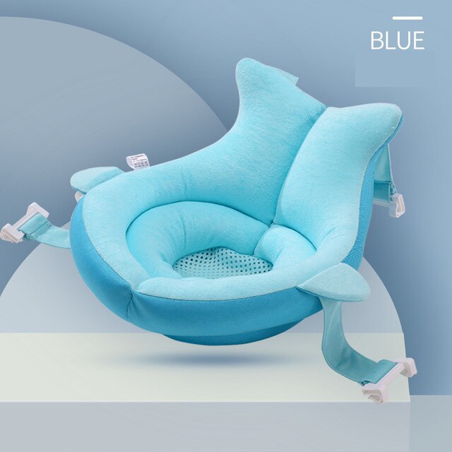Bath Assist Comfortable Baby Non-Slip Bathtub Cushion Cute Cartoon Portable Infant Shower Back Support Hands Free Baby Tubs: 11