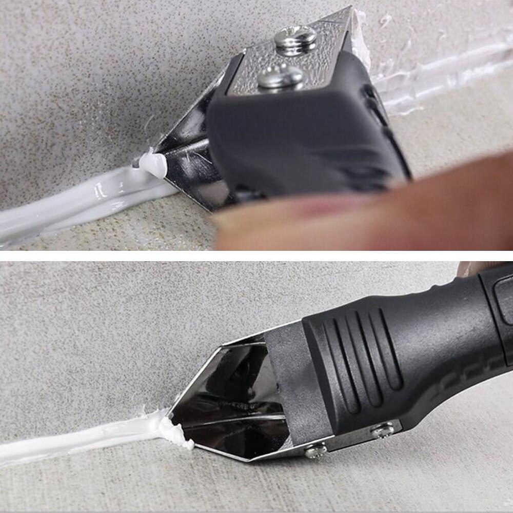 3In1 Rubber Schraper Glas Siliconenkit Remover Set Kalefateren Finisher Kit Glad Schraper Grout Kit Gezamenlijke Silicone Hand Tool