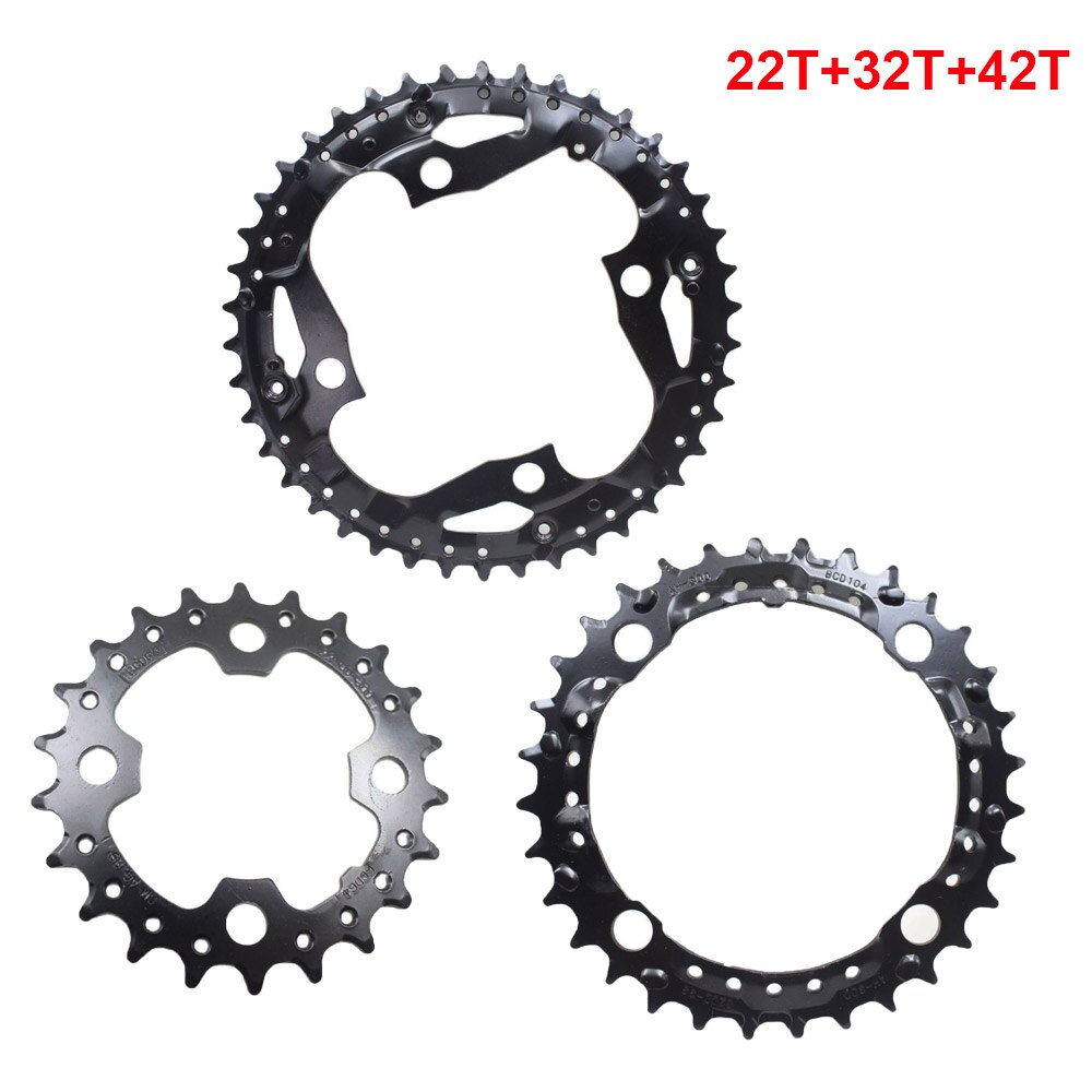 22T 32T 42T 44T Fietsketting Wiel Mtb Chain Wiel Fiets Mtb Fiets Sprocketwheel Kettingblad Voor crankstel M590 M430 Vouwfiets: 22T-32T-42T