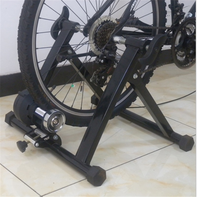 Indoor Exercise Bicycle Trainer 6 Speed Magnetic Resistance MTB Road Bike Trainer Stand Roller Fitness Station