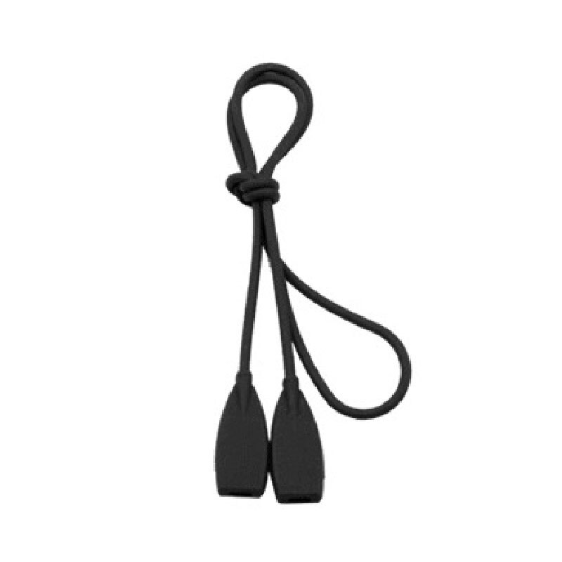 Brillenkoord ketting verstelbare zonnebril siliconen brillenkoord lanyard houder antislip brillenkoord brillen accessoire: Zwart