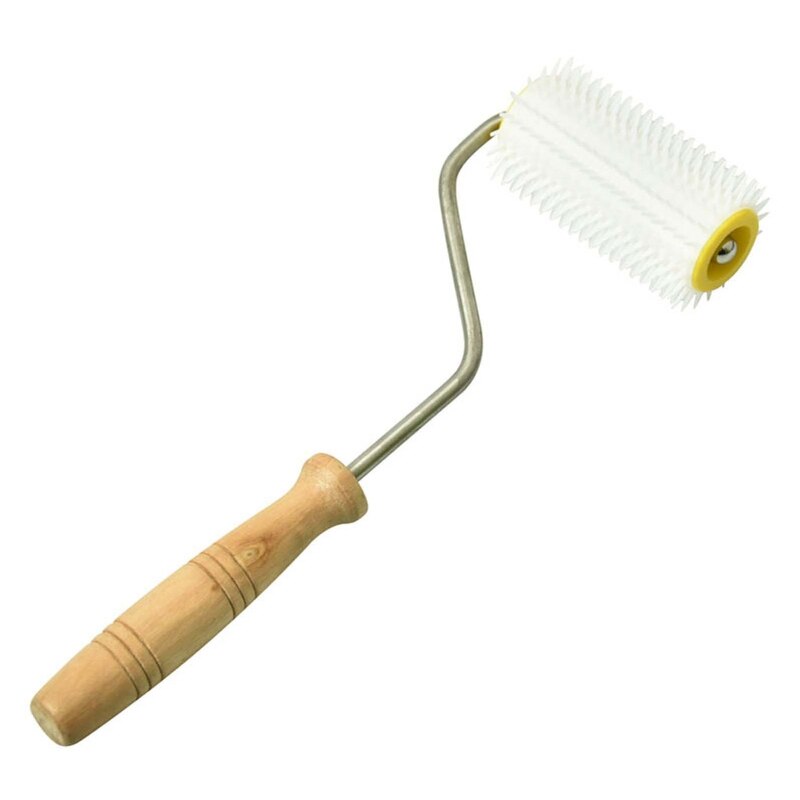 Honey Extractor Extracting Tool with Wooden Handle Beekeeping Bee Comb Uncapping Extracting