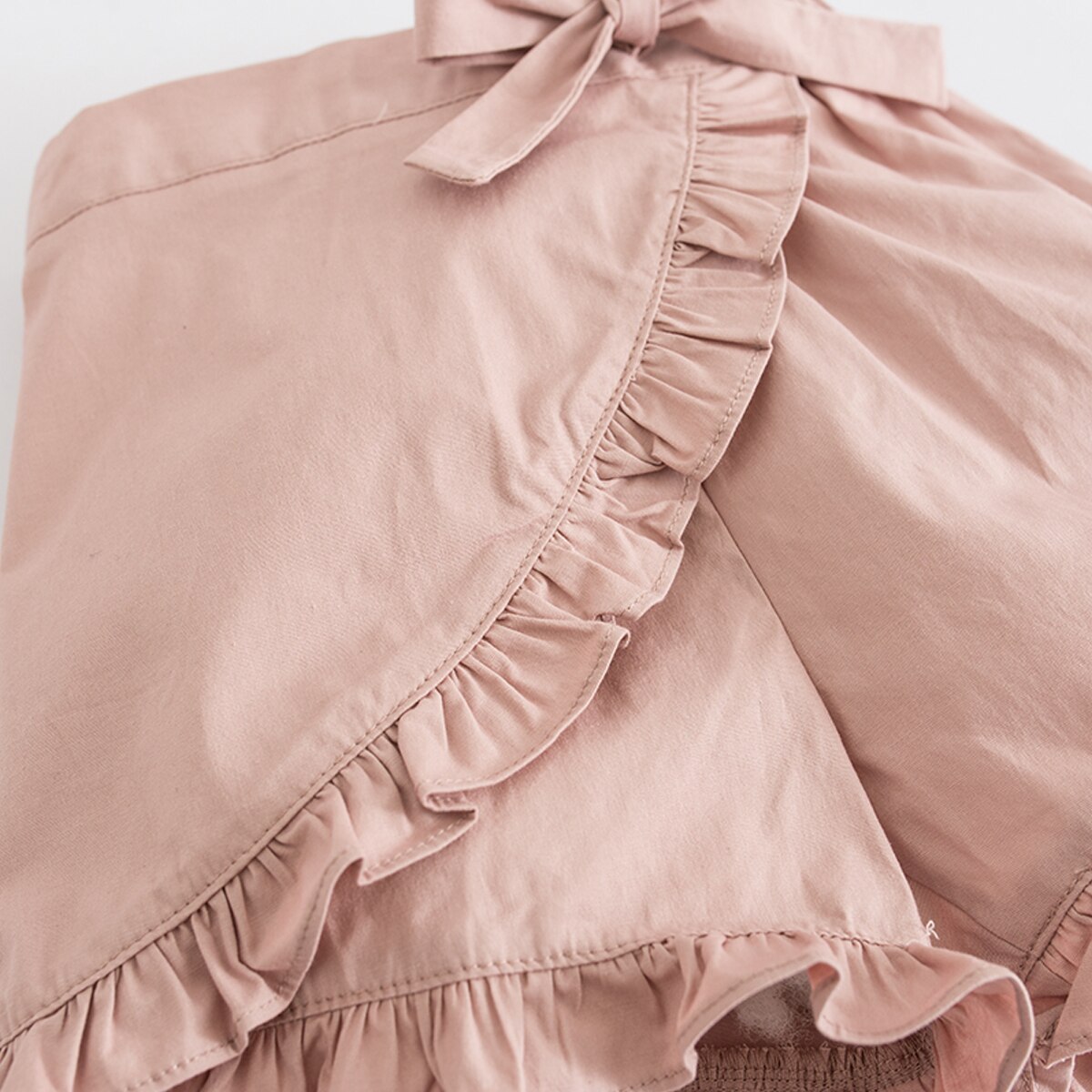 Szorty szyfonowe wzburzyć księżniczka wiek dla 2-8 lat dziewczynek letnie ubrania plażbyć winnym śliczne duża-łuk biały różowy niebieski luźne krótkie spodnie