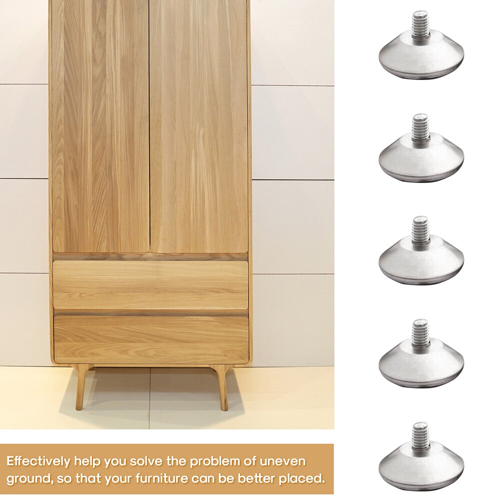 30pcs Heavy Duty Adjustable Furniture Leveler Legs Home Workbench Leveling Feet Anti-slip Base Table Cabinet Leg Pad