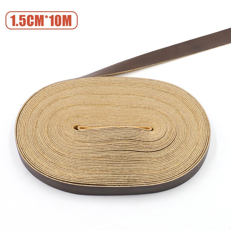 10Meter Diy PU Leather Crafts Straps Strips For Leathercrafts Accessory Belt Handle Crafts Making 1.5/2cm Wide Durable Sturdy: 2