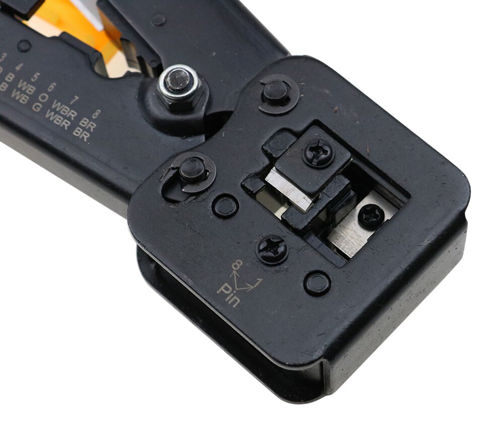 RJ45 crimper hand netwerk gereedschap tang RJ12 cat5 cat6 8p8c Kabel Stripper drukken klemtang clip multifunctionele