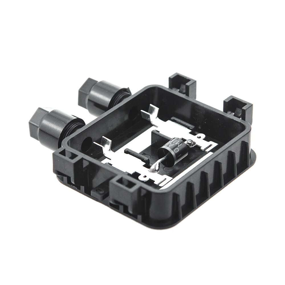 10 Pcs PPO Solar Panel Junction Box 10W-50W Waterproof IP65 For Wire Connection