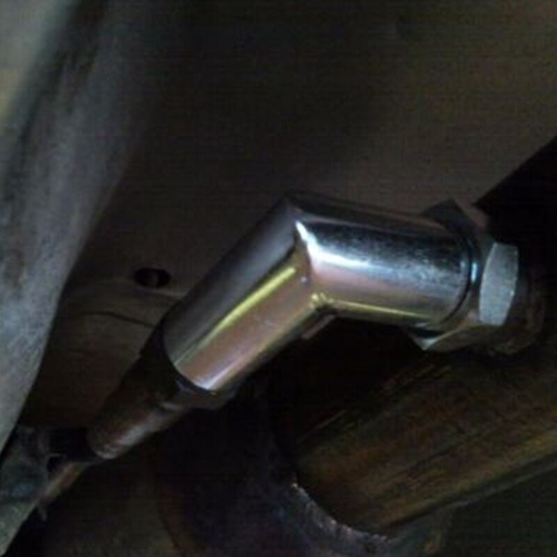 Short O2 Oxygen Sensor Spacer 90 Degree Bung Extension M18 x 1.5