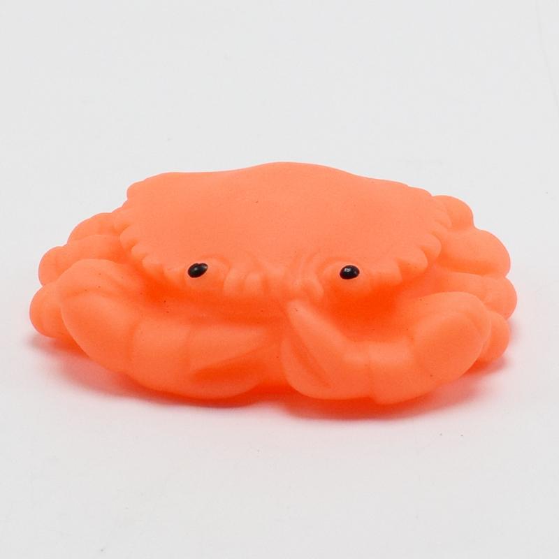 10 Pcs Mixed Animals Swimming Water Toys Colorful Soft Floating Rubber Squeeze Sound Squeaky Bathing Toy For Baby Bath Toys