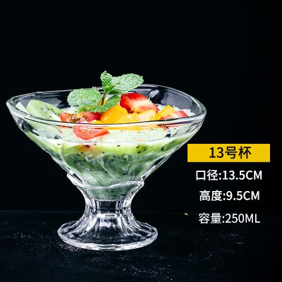 Glazen beker zomer zand ijs glazen beker fruit smoothie beker drinkgerei bier milkshake fruit thee glas bargerei thuis beker: 13