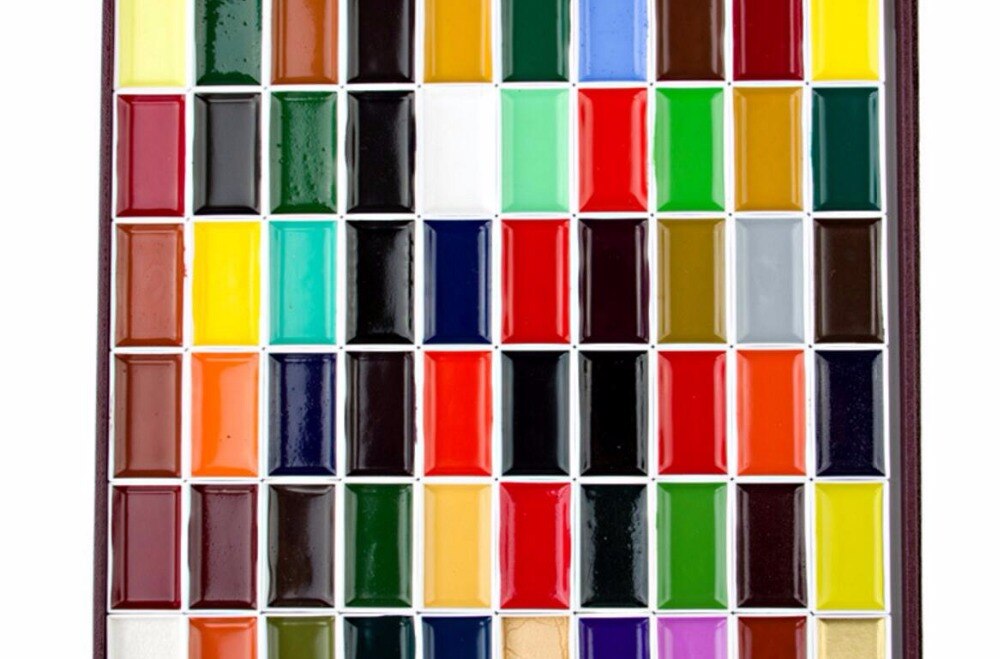 12/18/24/35/48 farver pigment solid akvarel maling sæt akvarel pigment sæt kunst forsyninger tegne forsyninger