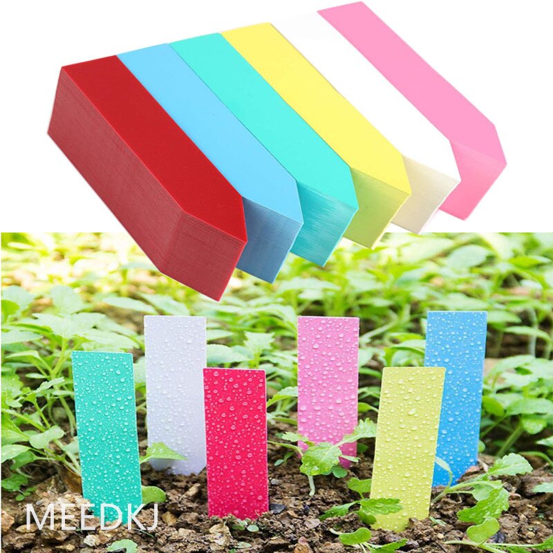 100pcs 10x2cm Garden Label Inserted Plant Labels Plant Labels