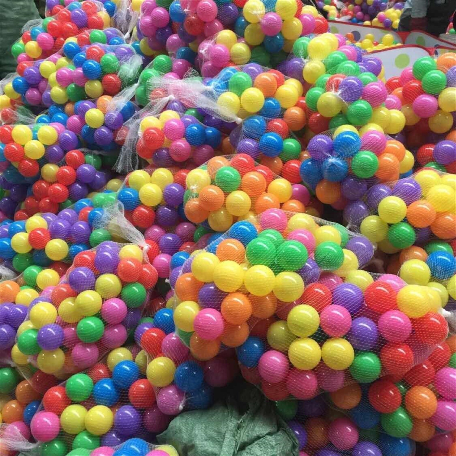 Fausse boule colorée pour enfants, balle en plastique souple, piscine IkWater Ocean Wave, jouets d'extérieur pour enfants, bébé, 50 pièces, 100 pièces