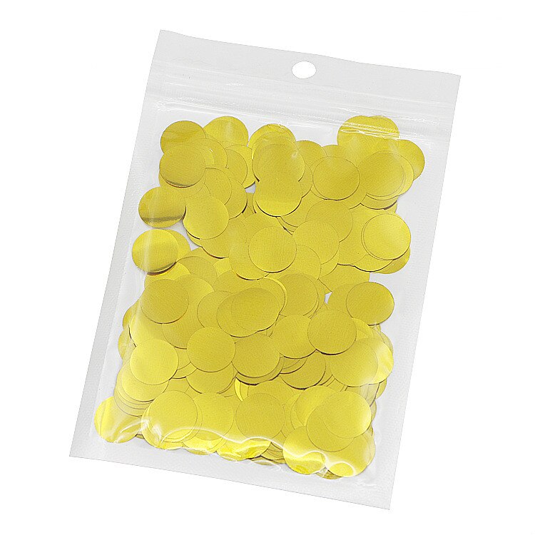 1 Pack 10g Rose Gold Foil Confetti Clear Balloon Confetti Birthday Party Transparent Ballon Confetti Wedding Decoration Supplies: Gold
