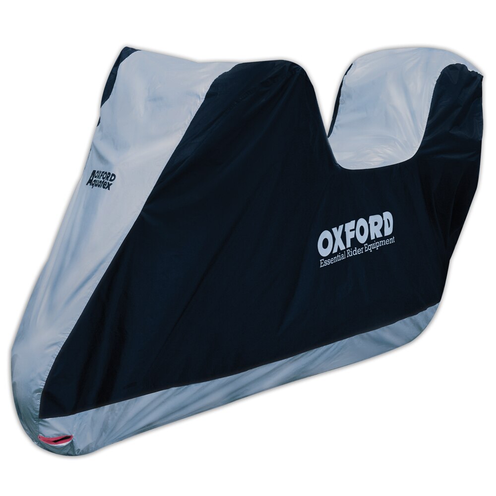 OXFORD AQUATEX CV201 CV203 CV205 CV207 - CUBIERTA FUNDA MOTO PROTECCION LLUVIA SOL MOTOCICLETA C/PORTACASCO TOP BOX 4 TALLAS