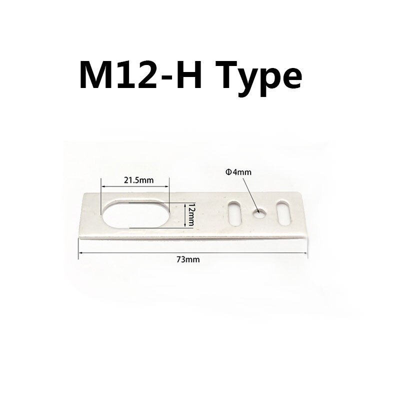 Approach Sensor bracket proximity sensor switch holder photoelectric sensor switch fix support M8L/H M12L/H M18L/H M30L/H: M12-H