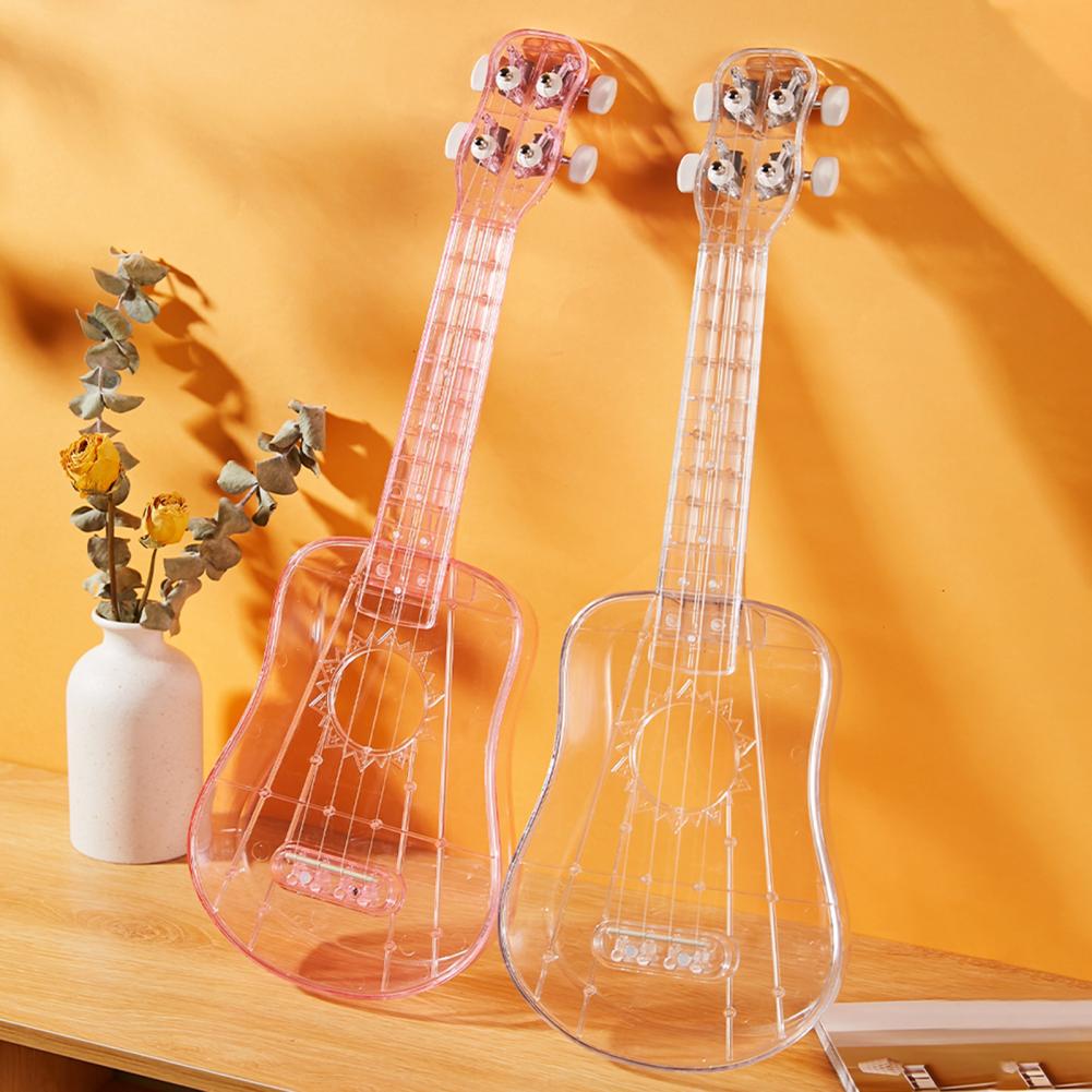 21 inches Anti-fall Ukulele 3 Colors Ukelele 4 Strings Exquisite Hand-held Beginner Ukelele
