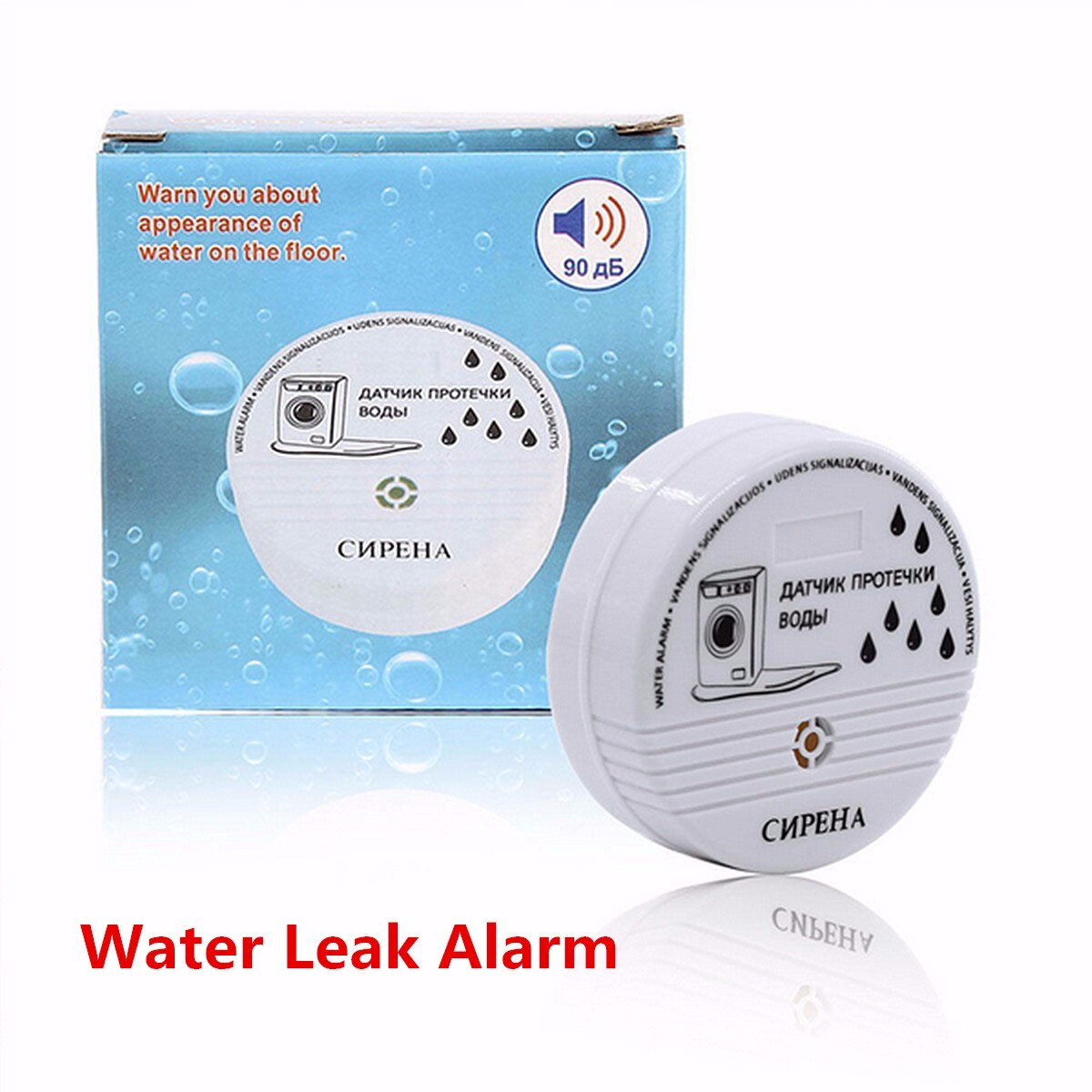 1/3 Pcs Water Leakage Sensor Alarm Detector 85dB Voice Wireless Water Leak Detector House Safety Home Security Alarm System