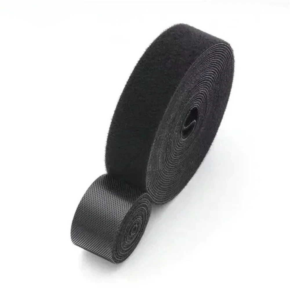 1M/3M/5M Breedte Kabel Organizer USB Kabelhaspel Management Nylon Gratis Cut Ties muis Oortelefoon Snoer Kabelbinders: 3XL / Black