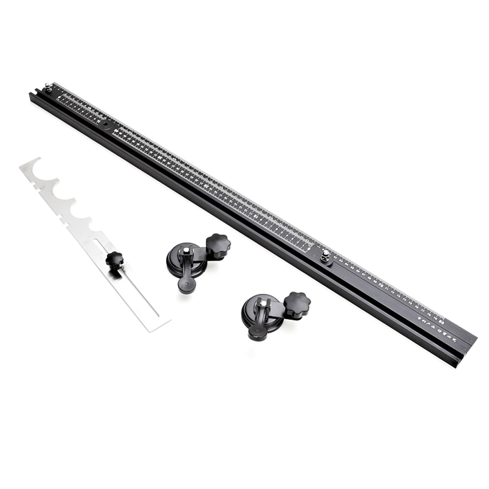 Cutting Tool Multifunction Positioning Special-shaped Measuring Ruler Ceramic Tile Paper Cutting Dependent Tool Tile 80/120 cm