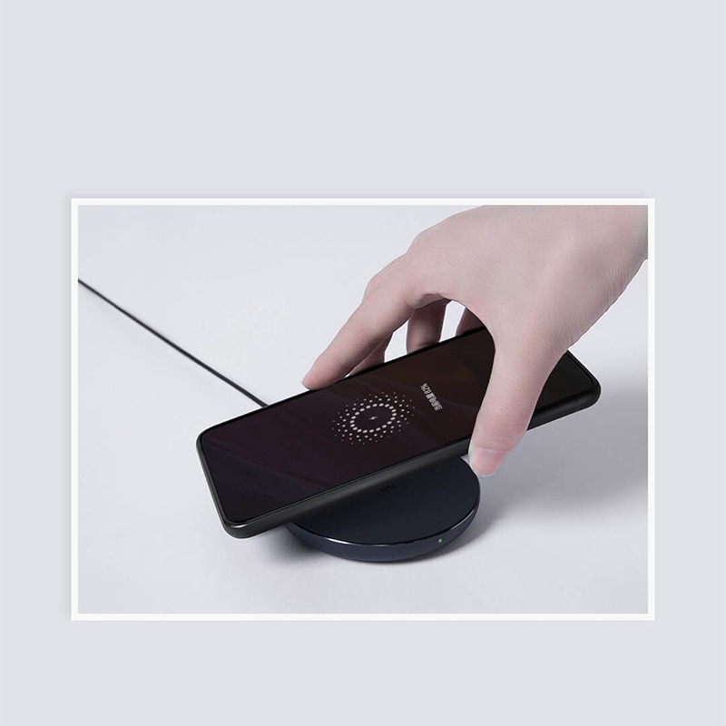 Xiaomi Original WPC01ZM 10W MAX carga rápida Qi cargador inalámbrico tipo C para iPhone para Samsung para huawei en stock