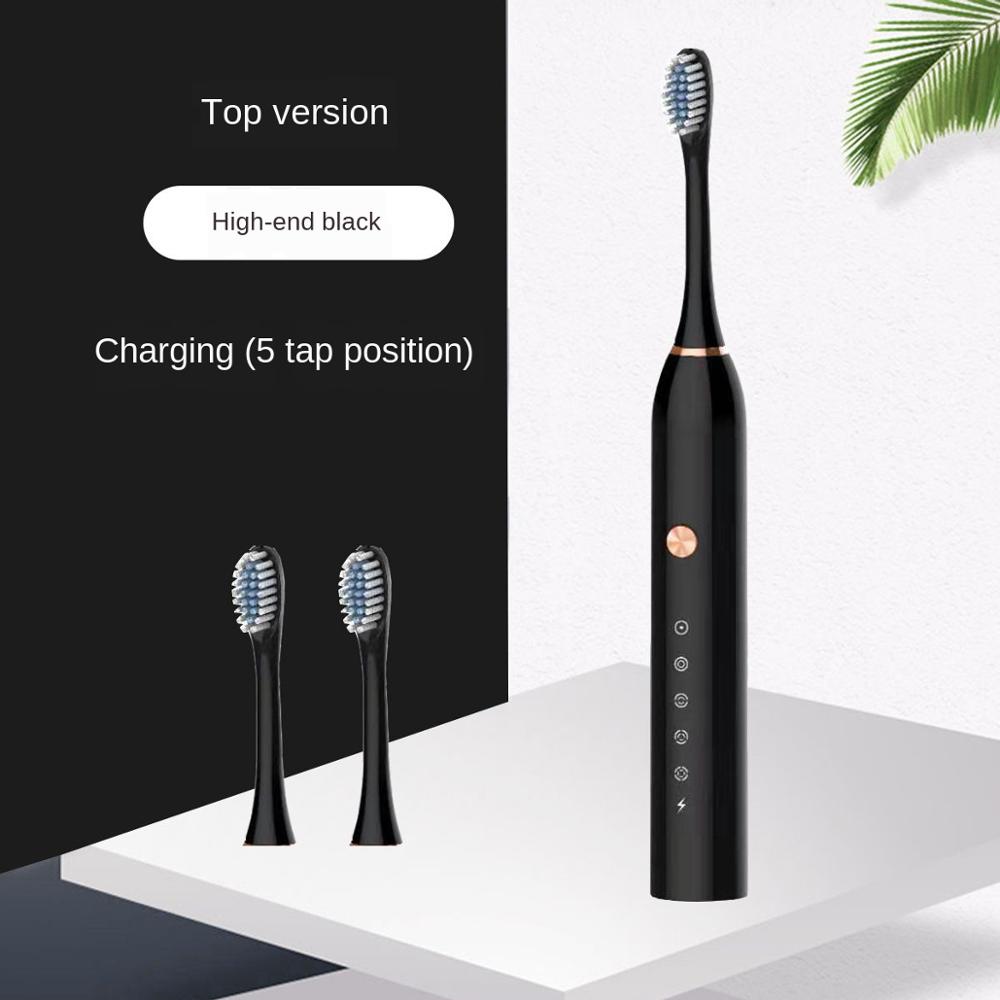 Sonic Electric Toothbrush Adult Timer Brush USB Charger Rechargeable Tooth Brushes Battery model/Replacement Heads Set