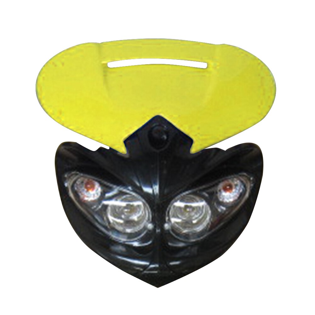 Grimace moto phare saleté vélo Motocross universel 4 yeux phare