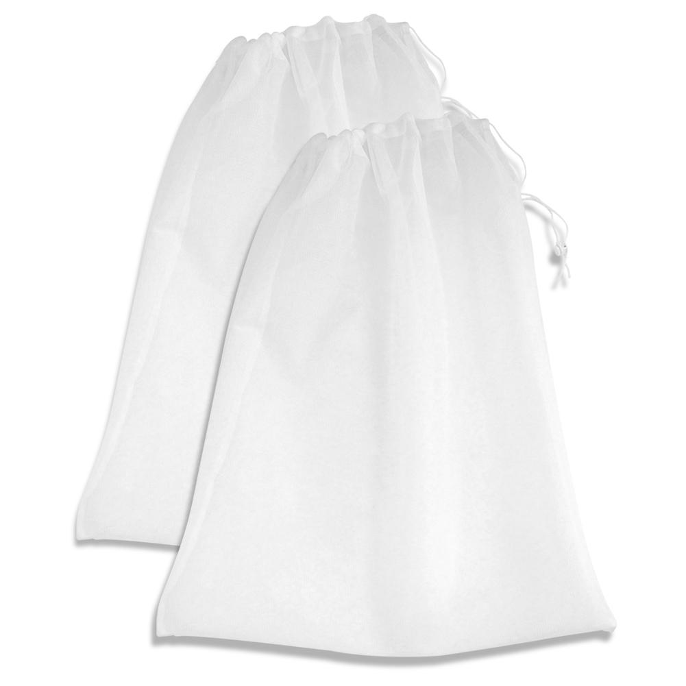 Filtre en Nylon de alimentaire | 2 pièces, Mesh alimentaire, sachet pour brassage à la maison, bière, vin rouge, riz, jus de vin, lait de soja thé 26x22 pouces 40p