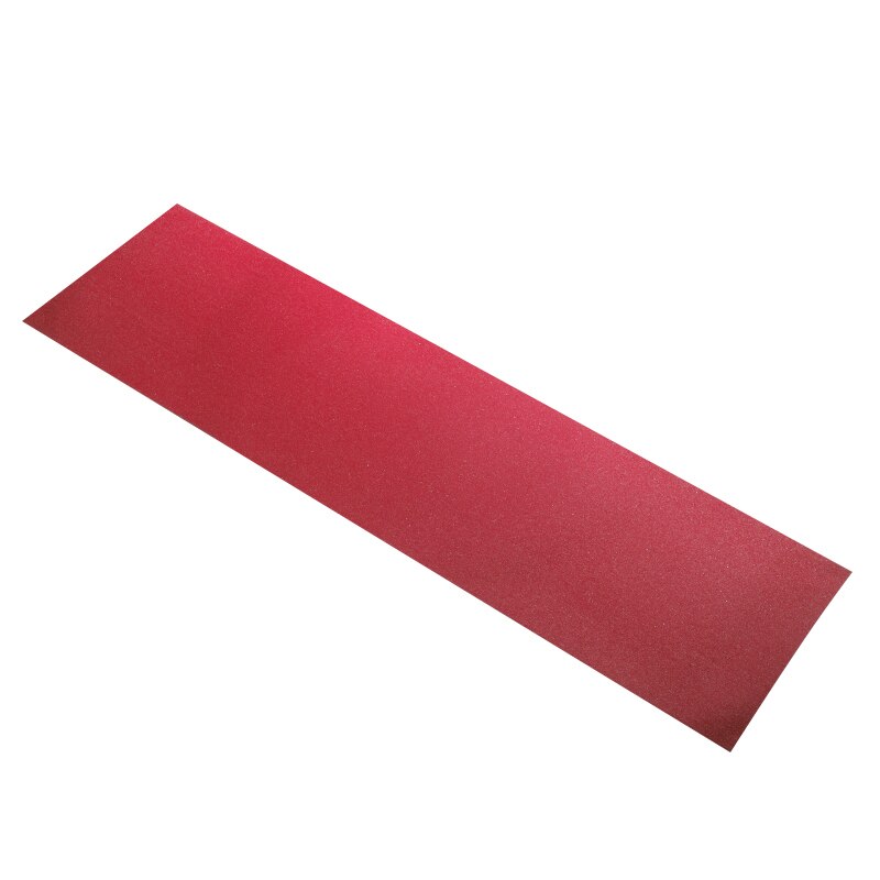 Skateboard Deck Sandpaper Grip Tape Wear-Resistant ThickeningGriptape Skating Scooter Sticker 84*23CM: Red
