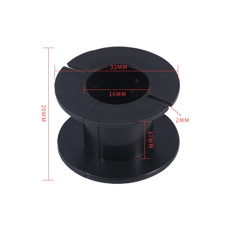 2pcs Round Inductor Winding Frame Amplifier Crossover Bobbin Wire Coil Thickened Inductance Skeleton: 32x20mm