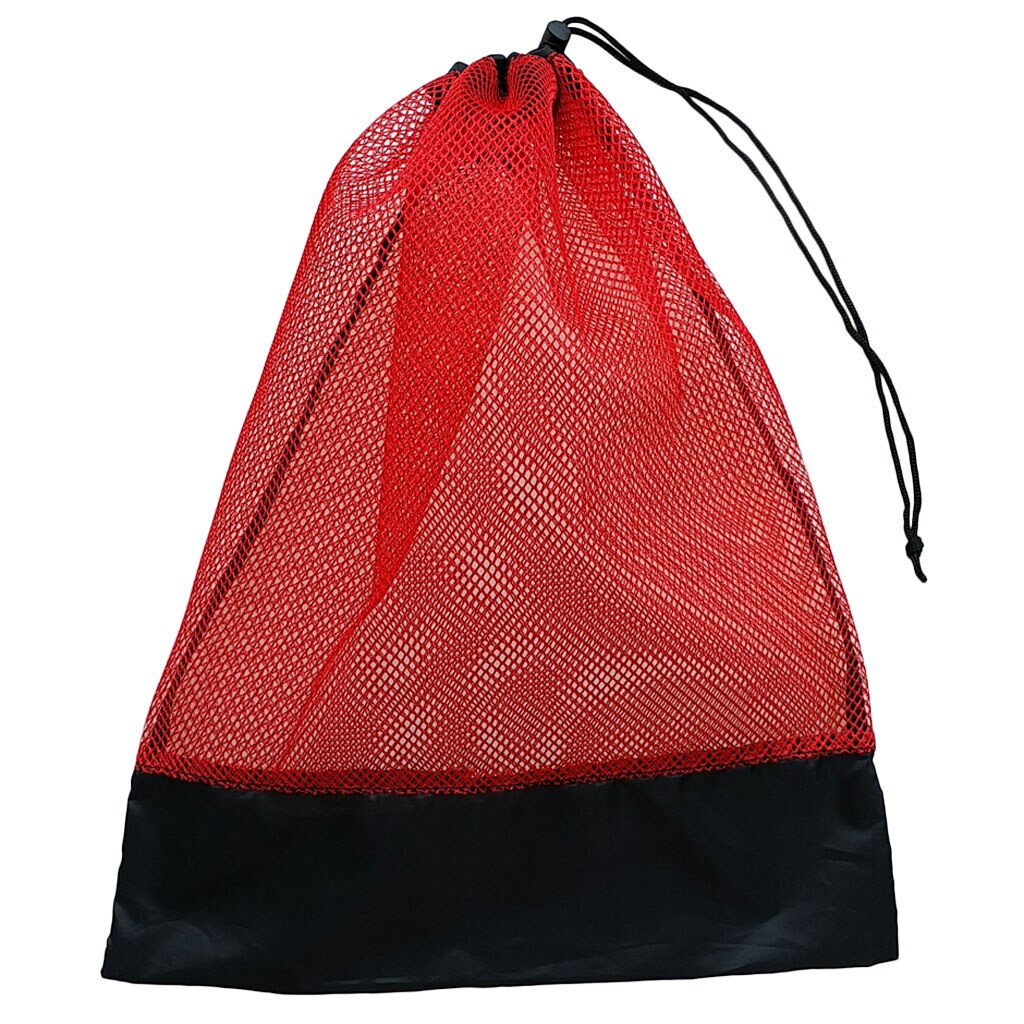 Taske til opbevaring af løbebånd til dykning snorkling svømningsmaske regulator smb udstyr tilbehør: Rød