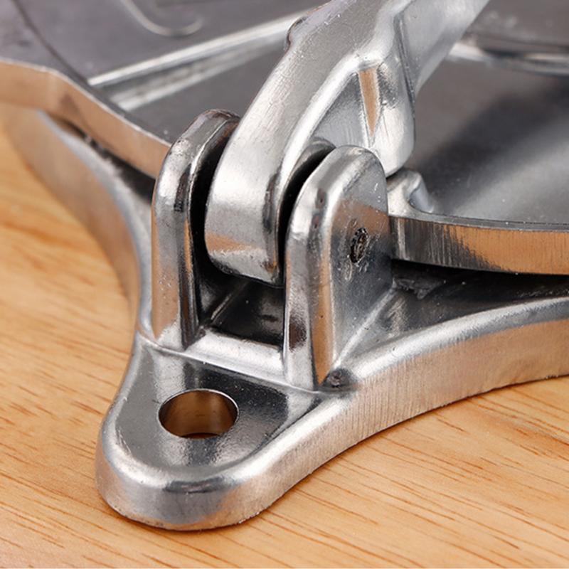 VERDANVERSE Tortilla Presse Rot - Manuelle Teigpresse Aluminium