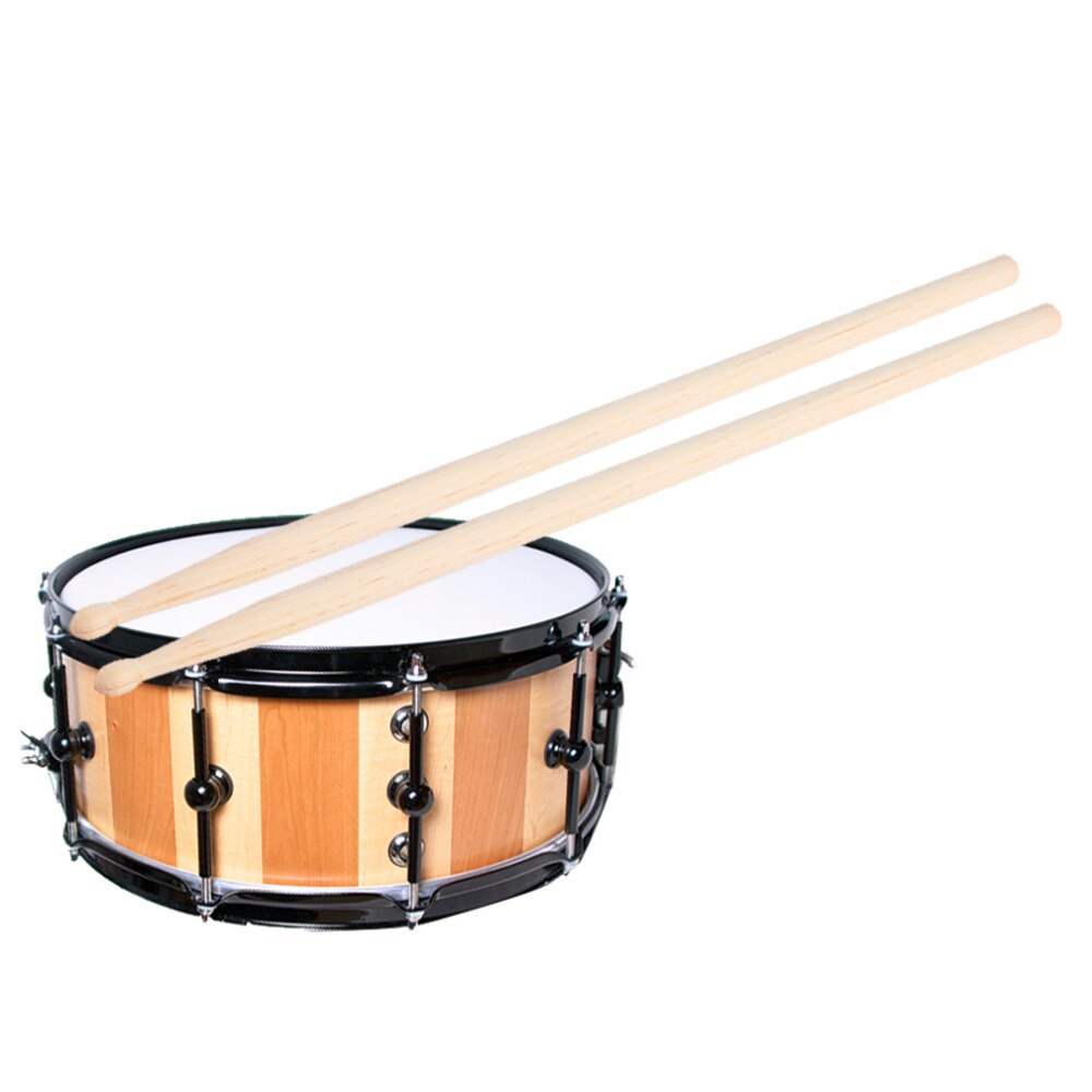 1 Paar Maple 5A Maple Wood Drumsticks Stick voor Drum Set Lichtgewicht hout kleur drumstokken musical aparts