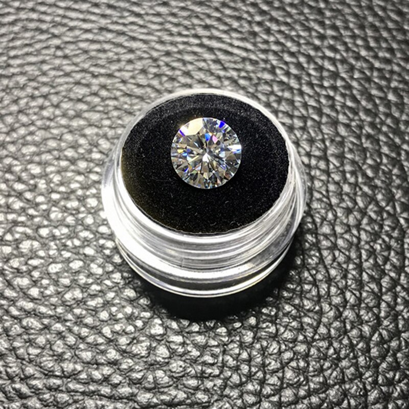 Moissanite solta 1.5 quilate 7.5mm, pedra ef cor, excelente corte brilhante, clareza, vvs1, forma redonda